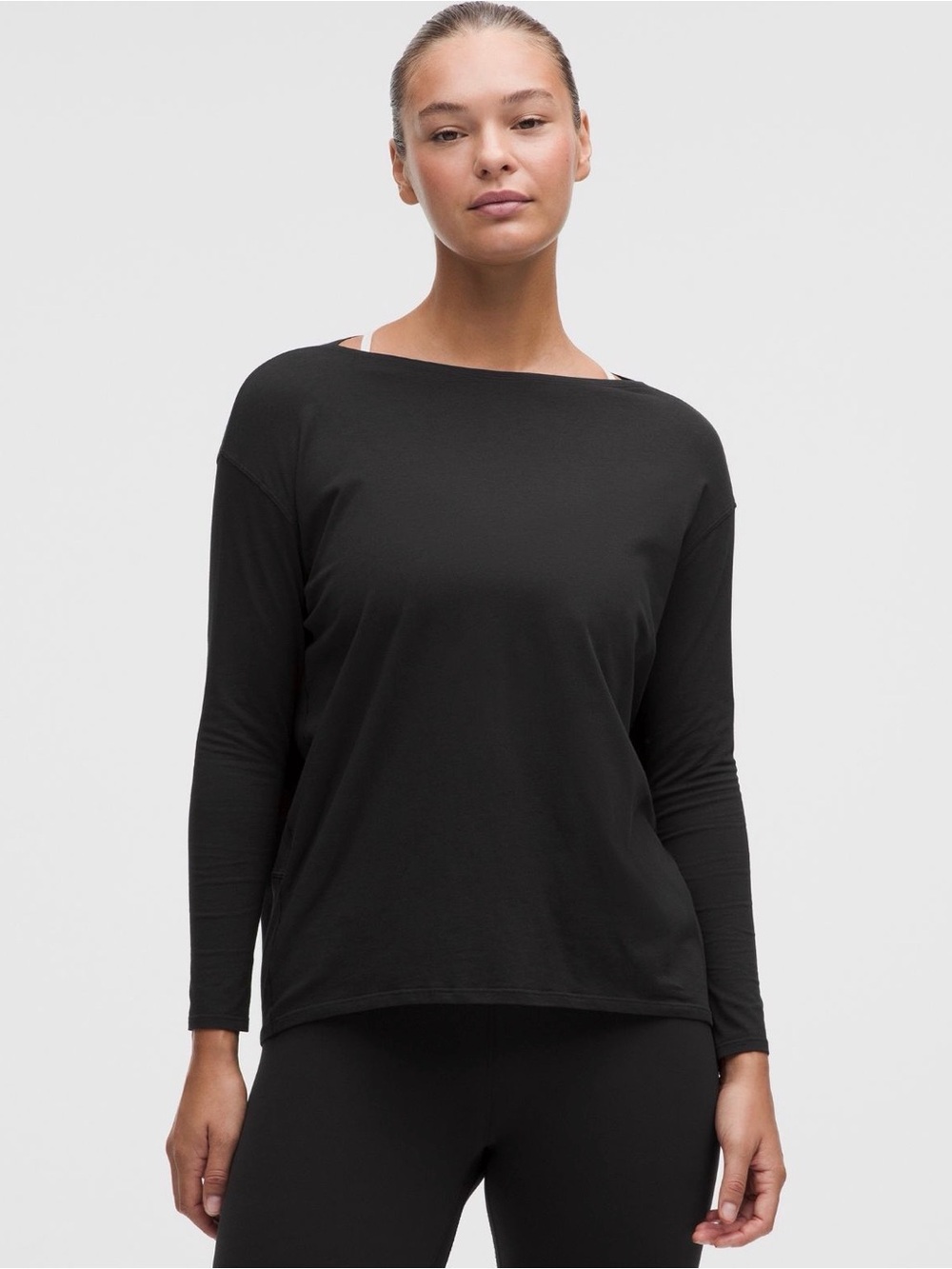 Lululemon Back In Action Long Sleeve Shirt Size 6 NWT